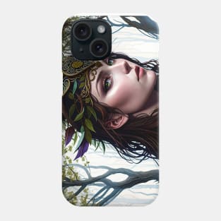 The Druidess of the Forest Phone Case