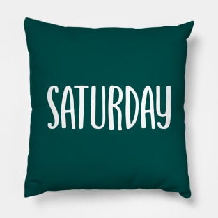 Saturday Pillow