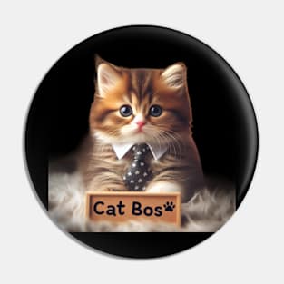 Charming Cat Chief Pin