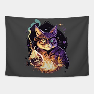 The Alchemist Cat Tapestry