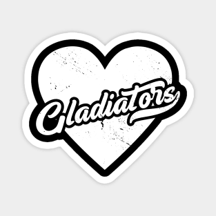 Vintage Gladiators School Spirit // High School Football Mascot // Go Gladiators Magnet