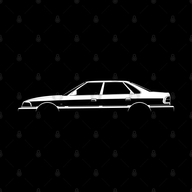 Rover 800 (1992) Silhouette by Car-Silhouettes