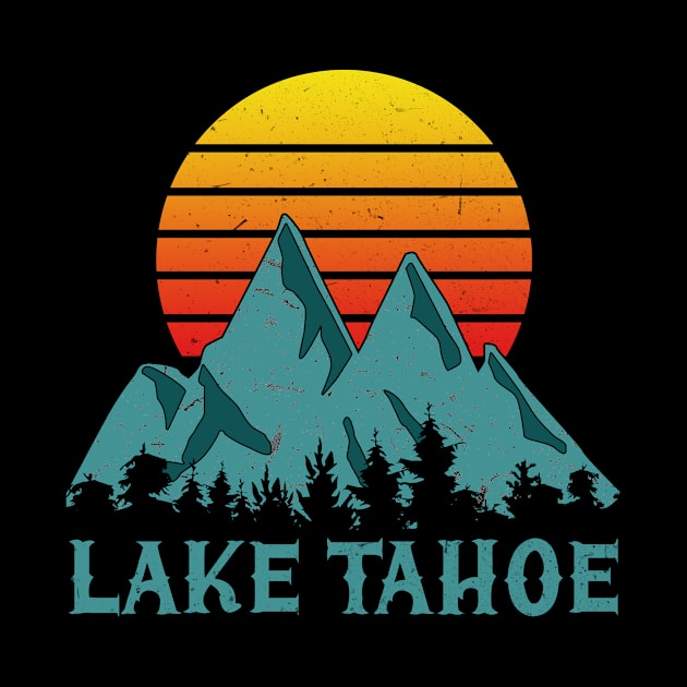 Lake Tahoe Gift for Snowboarder Snowboard Ski by funkyteesfunny