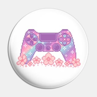 Playstation 4 Controller Pixel Art Pin