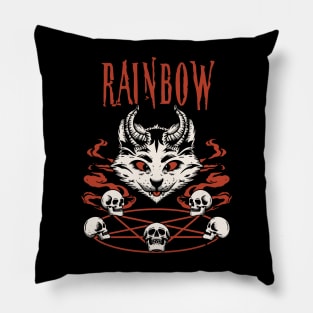 rainbow the catanic Pillow