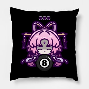 fu xuan (magic 8-ball) | (fan-art by smoomaru) Sticker Pillow