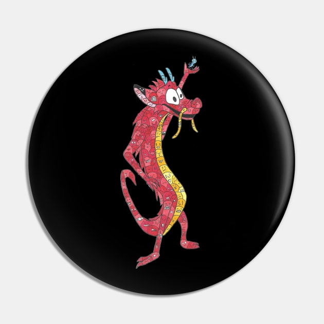 Mushu Pin by b_taco_designs