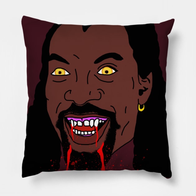 Vampire in Brooklyn Pillow by Lydia's Green Light Closet 