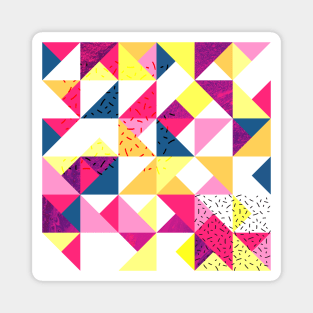 Bright Geometric Revive Funky Magnet