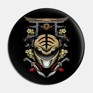 White Ranger Pin