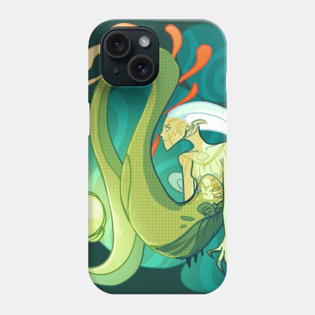 Witch from the Depths Phone Case by AshenShop