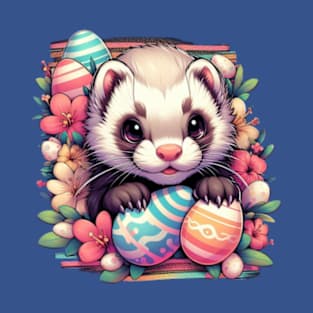 Ferociously Cute Easter Ferret T-Shirt