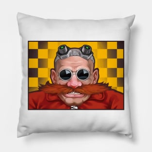 Dr. Robotnik or Eggman painting Pillow