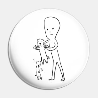 Aliens : Dog, This Bird Cute Pin