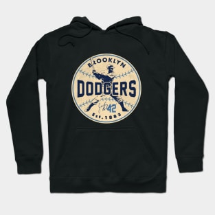 Brooklyn Dodgers with Dodger Mascot Vintage Tee Shirt