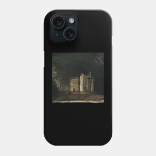 HAUNTED CASTLE  ORIGINAL AI DIGITALLY GENERATED ARTWORK Phone Case