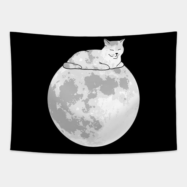 Lunar Cate Tapestry by CCDesign