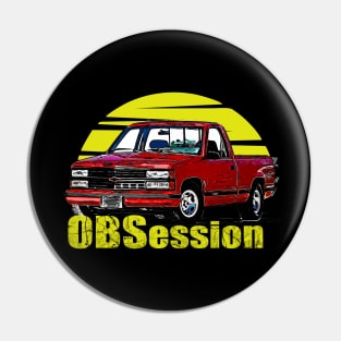 OBS Obsession Chevy C/K trucks General Motors 1988 and 1998 pickup trucks, heavy-duty trucks square body Old body style Pin