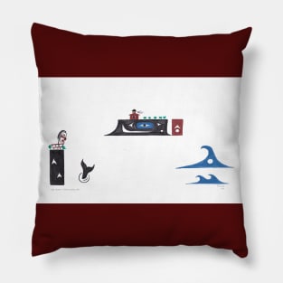 Cape Flattery Trail by Spencer McCarty Pillow