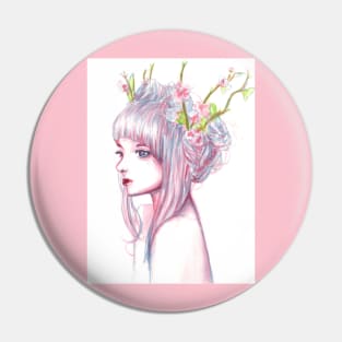 Cherry Blossom Princess Pin