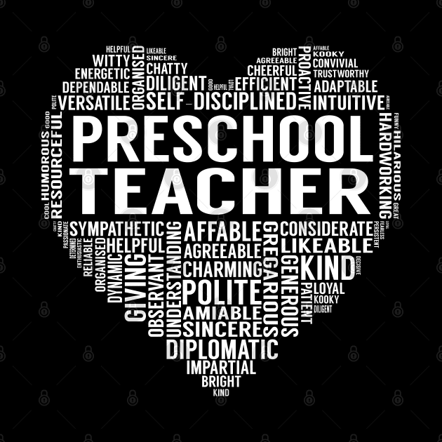 Preschool Teacher Heart by LotusTee