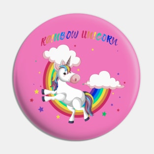 Rainbow Unicorn  Lover Pin