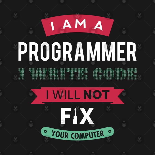 I am a programmer by Vilmos Varga