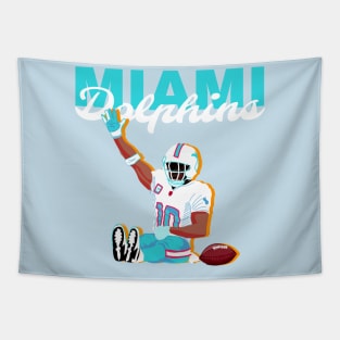 Miami dolphins - Tyreek Hill 10 Tapestry