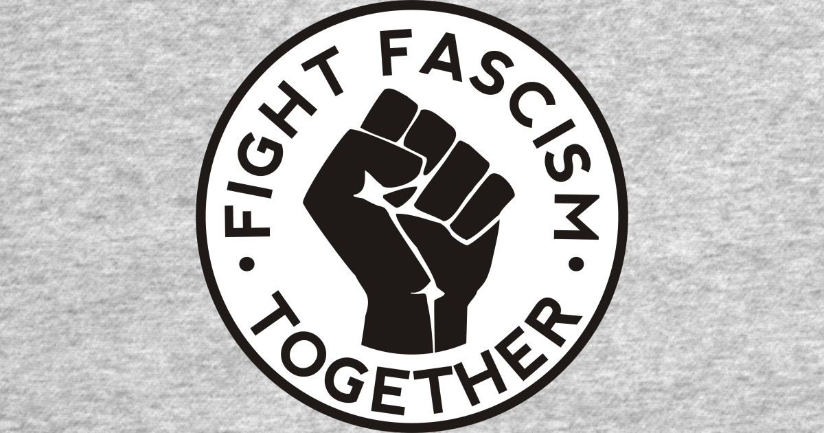 Fight Fascism Together - Fascism - Baseball T-Shirt | TeePublic