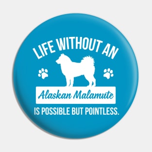 Alaskan Malamute Pin