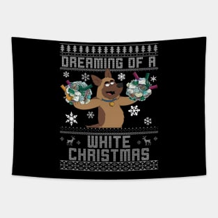 White Christmas for Bullet Paradise PD Tapestry