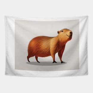 Cute Friendly Capybara Tapestry