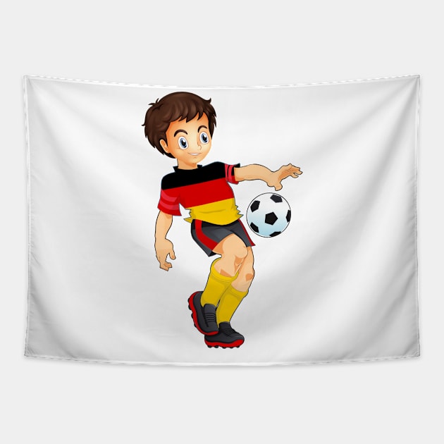 Germany Soccer Fans Tapestry by mansoury