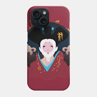 Robotic Geisha Phone Case