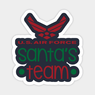 Best Gift for Christmas - U.S. Air Force Santa's Team Magnet