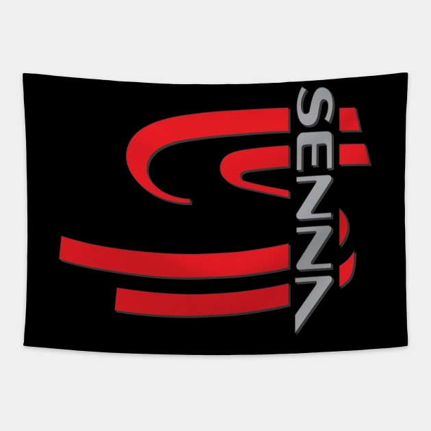 AYRTON SENNA Tapestry by HSDESIGNS