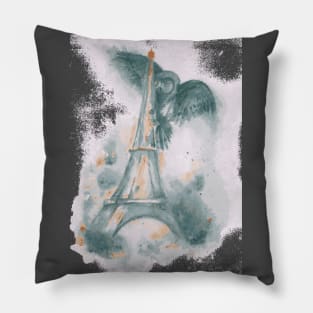 Own on Eifel Tower Pillow