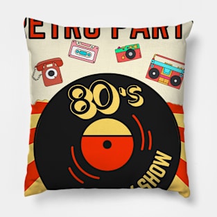 Retro Party Pillow