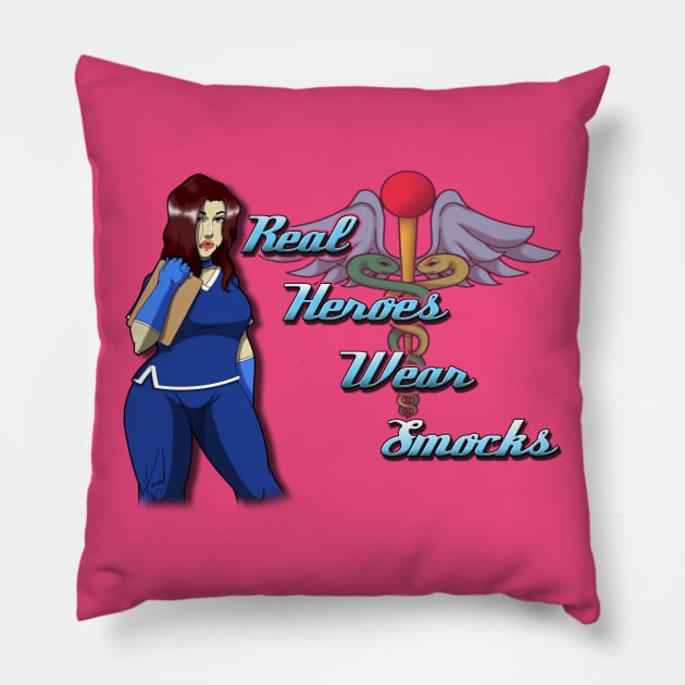 Heroes in Smocks Pillow by EnegDesign