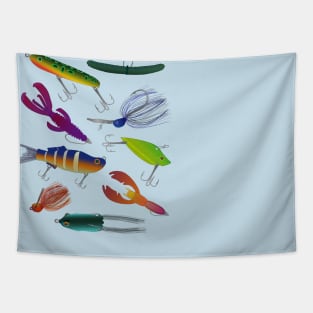 Bass Lure Bonanza Tapestry