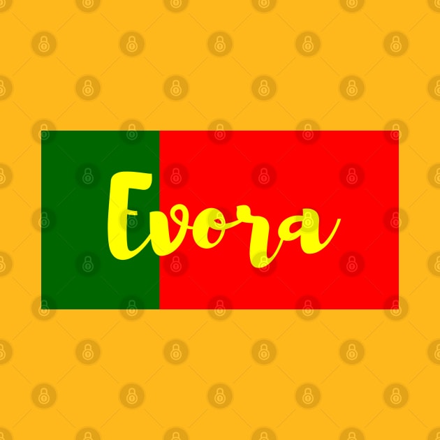 Evora City in Portuguese Flag Colors by aybe7elf