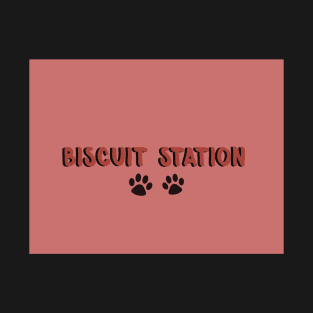 Biscuit Station Cat Mat T-Shirt