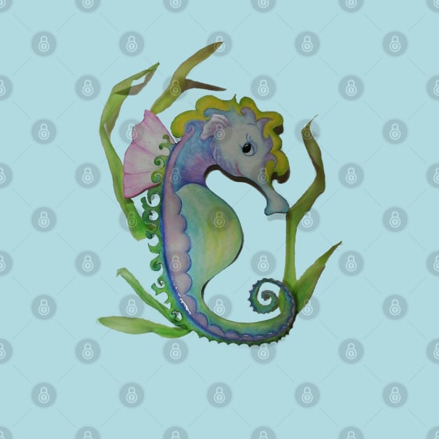 I hiccup, my seahorse by Virginia Picón