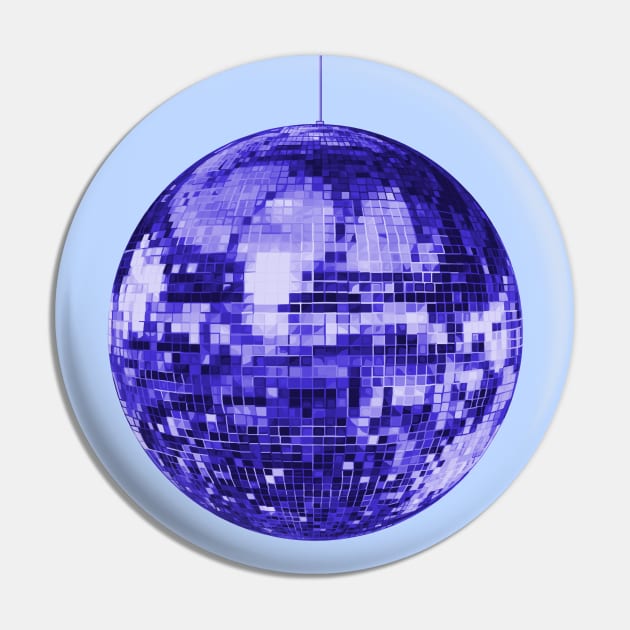 Funky Indigo Disco Ball Balloons - Disco Ball - Pin