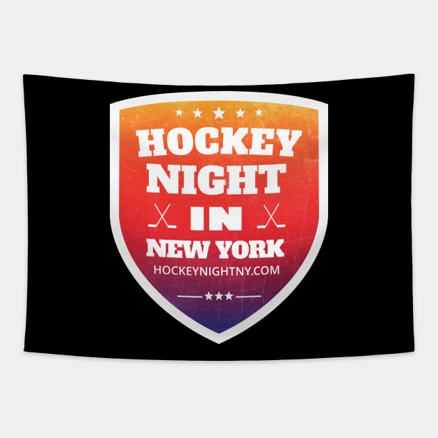 Hockey Night In NY (black) Tapestry by Hockey Night In New York