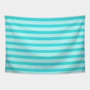 Teal Stripes - Two-Toned Tapestry