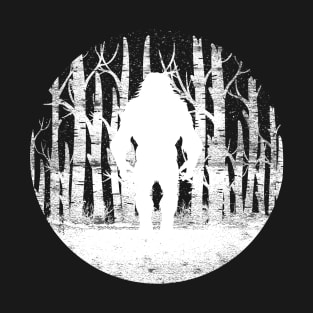 Bigfoot Walking Hidden Amidst Trees! T-Shirt