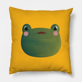 Angry Frog Pillow