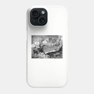 Don Quixote and the Premillennialist Giants Phone Case