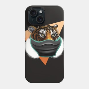 Be cautious like a tiger Phone Case